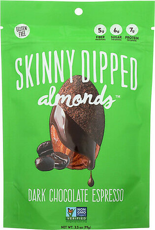 SKINNY DIPPED Almonds Dark Chocolate Espresso