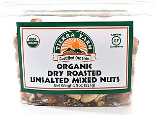 TIERRA FARMS Organic Dry Roasted Unsalted Mixed Nuts