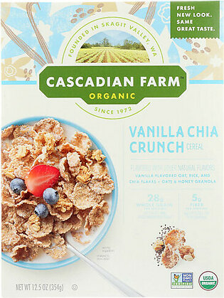 CASCADIAN FARMS Organic Cereal, Vanilla Chia Crunch