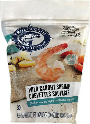 TRUE NORTH Organic Shrimp with Tail On (51-60 Per Pound)