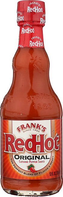FRANK'S RED HOT  Original  Cayenne Pepper Sauce 12fl