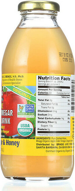 BRAGG Organic Apple Cider Vinegar & Honey