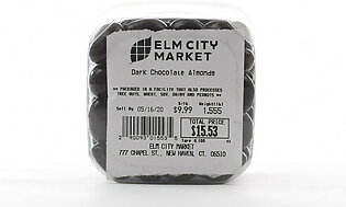 ELM CITY MARKET Dark Chocolate Almonds
