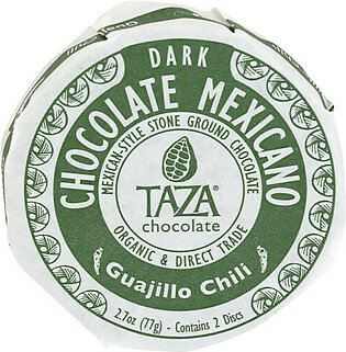 TAZA Organic Chocolate Dark Chocolate Mexicano Guajillo Chili
