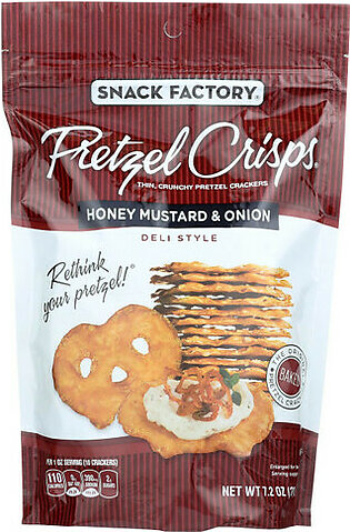 SNACK FACTORY Pretzel Chips Honey Mustard & Onion