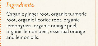 RISHI Tea Herbal Turmeric Ginger 15ct
