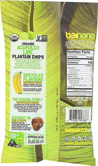 BARNANA Acapulco Lime Plantain Chips