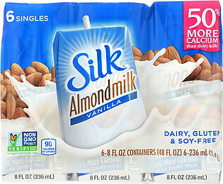 SILK Almond Milk Vanilla 6ct