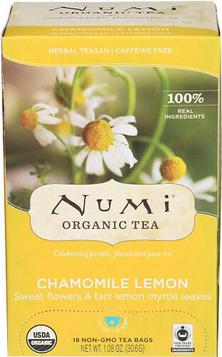 NUMI Organic Tea Chamomile Lemon 18ct.