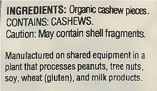 WOODSTOCK Organic Cashew Pieces