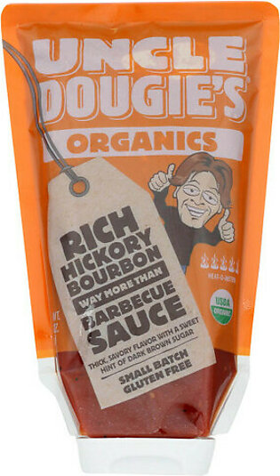 UNCLE DOUGIE'S Organics Rich Hickory Bourbon Barbeque Sauce