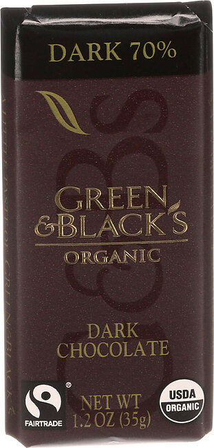 GREEN &  BLACK Organic Impulse Bar Dark Chocolate