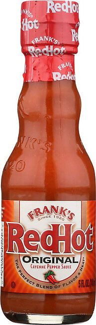 FRANK'S Original Red Hot Cayenne Pepper Sauce 5fl