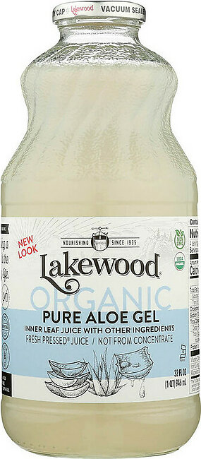 LAKEWOOD Organic Juice Aloe Vera Gel