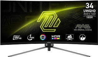 MAG 345CQR 34" UWQHD 180Hz Curved Gaming Monitor