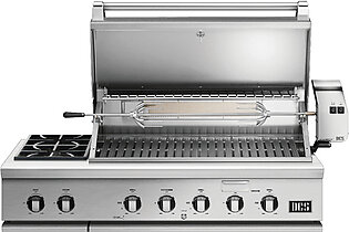 48" Grill with Integrated Side Burners, LP Gas