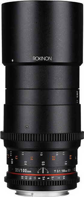 Rokinon 100mm T3.1 Macro Cine DS Lens for Nikon F Mount