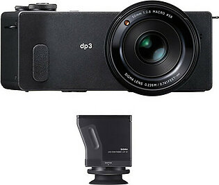 Sigma dp3 Quattro Digital Camera and LVF-01 LCD Viewfinder Kit
