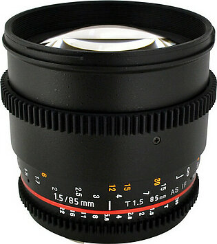 Rokinon 85mm T1.5 Cine Lens for Nikon F