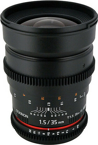 Rokinon 35mm T1.5 Cine AS UMC Lens for Nikon F Mount