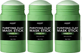 3-Pack: Amore Paris Green Tea Purifying Clay Mask Tubes