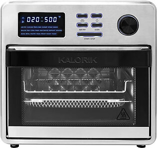 Kalorik Maxx 16 Qt Digital Air Fryer Oven (Black & Stainless Steel)