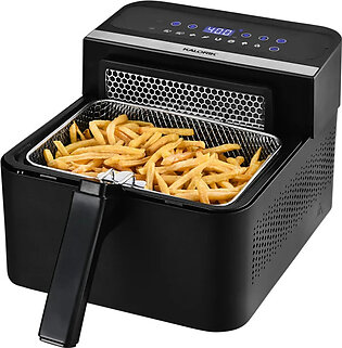 Kalorik Digital 2-In-1 Air Fryer And Deep Fryer (Black)