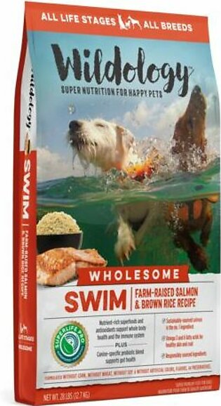 Swim Farm-Raised Salmon & Brown Rice Recipe Dry Dog Food