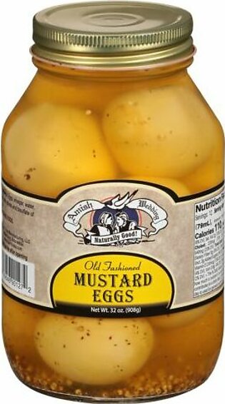 Mustard Flavored Pickled Eggs - 32 Oz