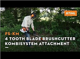 FS-KM Brushcutter with 4-Tooth Grass Blade