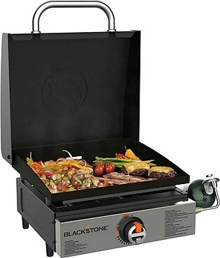 17" Portable Tabletop Griddle with Hood