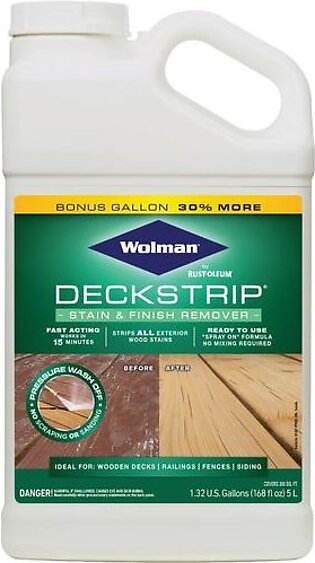 Wolman DeckStrip Stain & Finish Remover - 1 Gallon