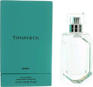 Tiffany Sheer by Tiffany, 2.5 oz EDT Spray for Women