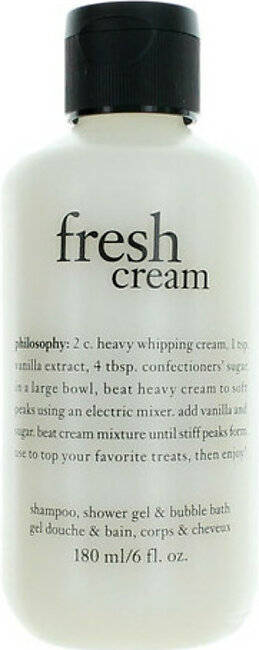 Fresh Cream by Philosophy, 6oz Shampoo, Shower Gel, and Bubble Bath women