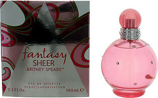 Fantasy Sheer by Britney Spears, 3.3 oz EDT Spray for Women