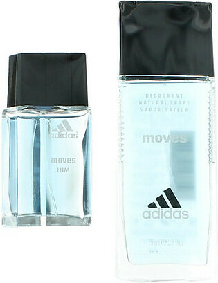 Adidas Moves by Adidas, 2 Piece Gift Set for Men