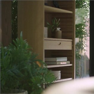 Ventura White Oak Bookcase by Lawson-Fenning