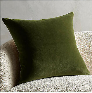 Raj Green Silk Throw Pillow 20"