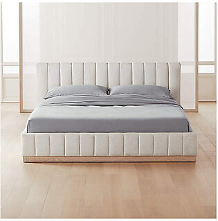 Clauson Warm White Canopy King Bed
