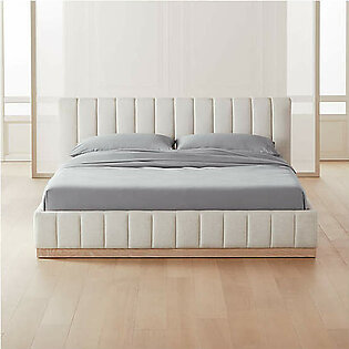 Tipton Ivory Tufted King Bed