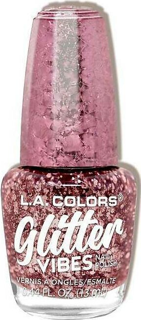 LA Colors Pink Bling Glitter Vibes Nail Polish