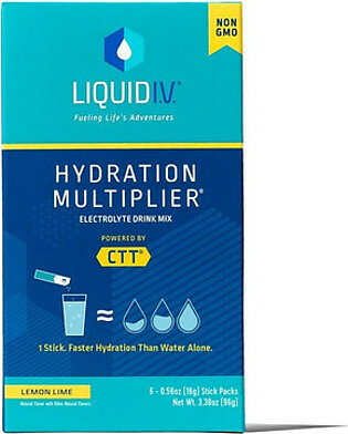 Liquid IV Electrolyte Lemon Lime Powder 6ct