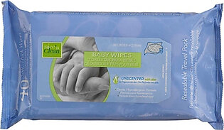 Nice'n Clean Baby Wipe Soft Pack Aloe Unscented 40 Count