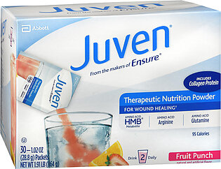 Juven Fruit Punch Therapeutic Nutrition Powder 30 x 28.8 GM