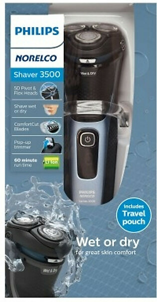 BL Philips Norelco Shaver 3500 Cordless (Wet Or Dry)
