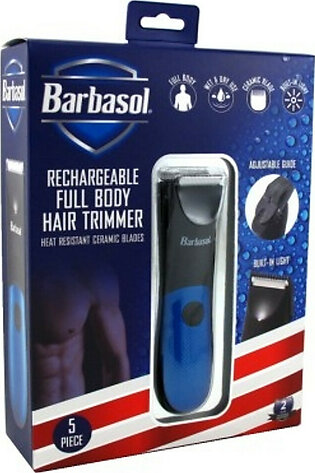BL Barbasol Trimmer Full Body Rechargeable 5 Piece