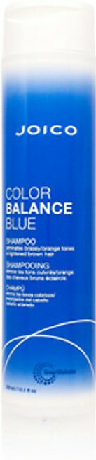 Joico Color Balance Blue Shampoo 10.1 OZ (300 ML) Eliminates Orange Tones on Lightened Brown Hair