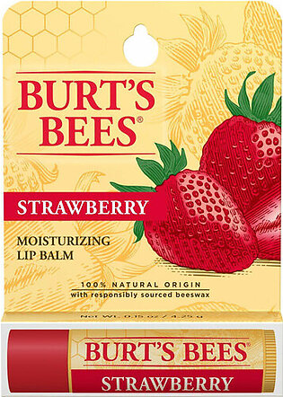 BL Burts Bees Lip Balm Moisturize Strawberry (6 Pieces)