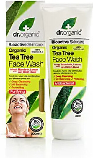 BIOACTIVE ORGANIC tea tree face wash