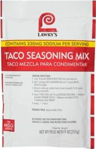 Seasoning Mix, Taco, 9 Oz Package